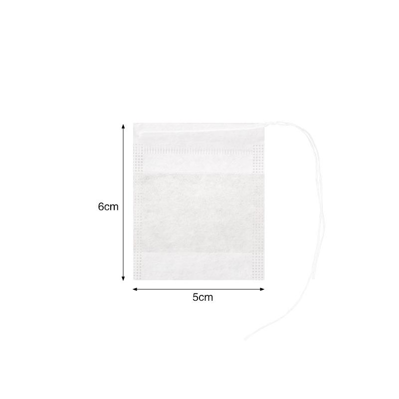 

100 Pcs Disposable Tea Bags Filter Bags for Tea Infuser with String Heal Seal, Food Grade Non-woven Fabric Spice Filters