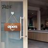 Wooden House Sign, Nordic Minimalist Style Wood Sign, Durable Wall Decoration Hanging Sign, for Coffee Shop Barber Shop Entrance
