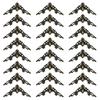 24Pcs Box Corner Creative Metal Decorative Corner Edge Protectors Corner Brackets For Books Photo Frames Jewelry Boxes Hardware