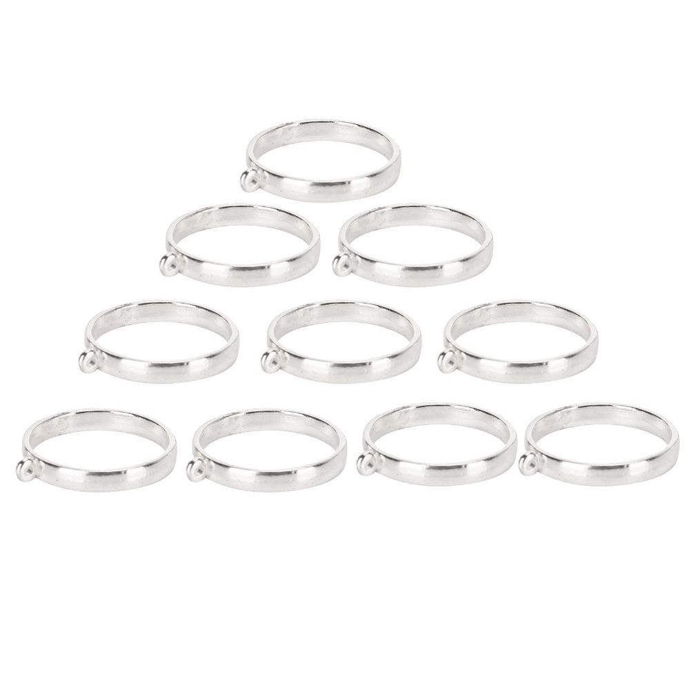10PCS Round Open Frame Pendants Smooth Edges Open Bezel Pendants  Keychain Making