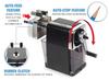 Carl Office Pencil Sharpener, Custom Red, CC-2000-R