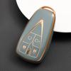 Changan Car Key Case for CS75: Gold-Edged Oshan TPU Key Cover