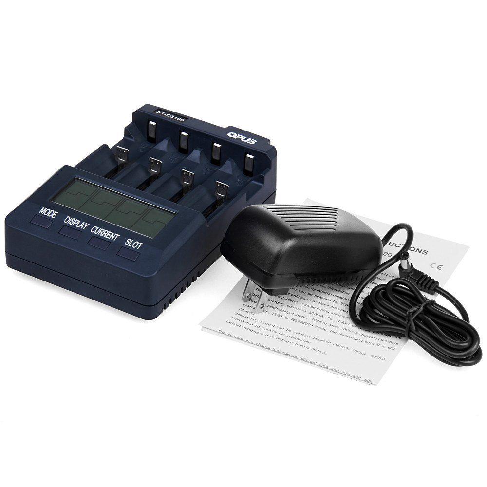 OPUS Smart Charger BT-C3100v2.2 - Fast Universal 18650 Charger