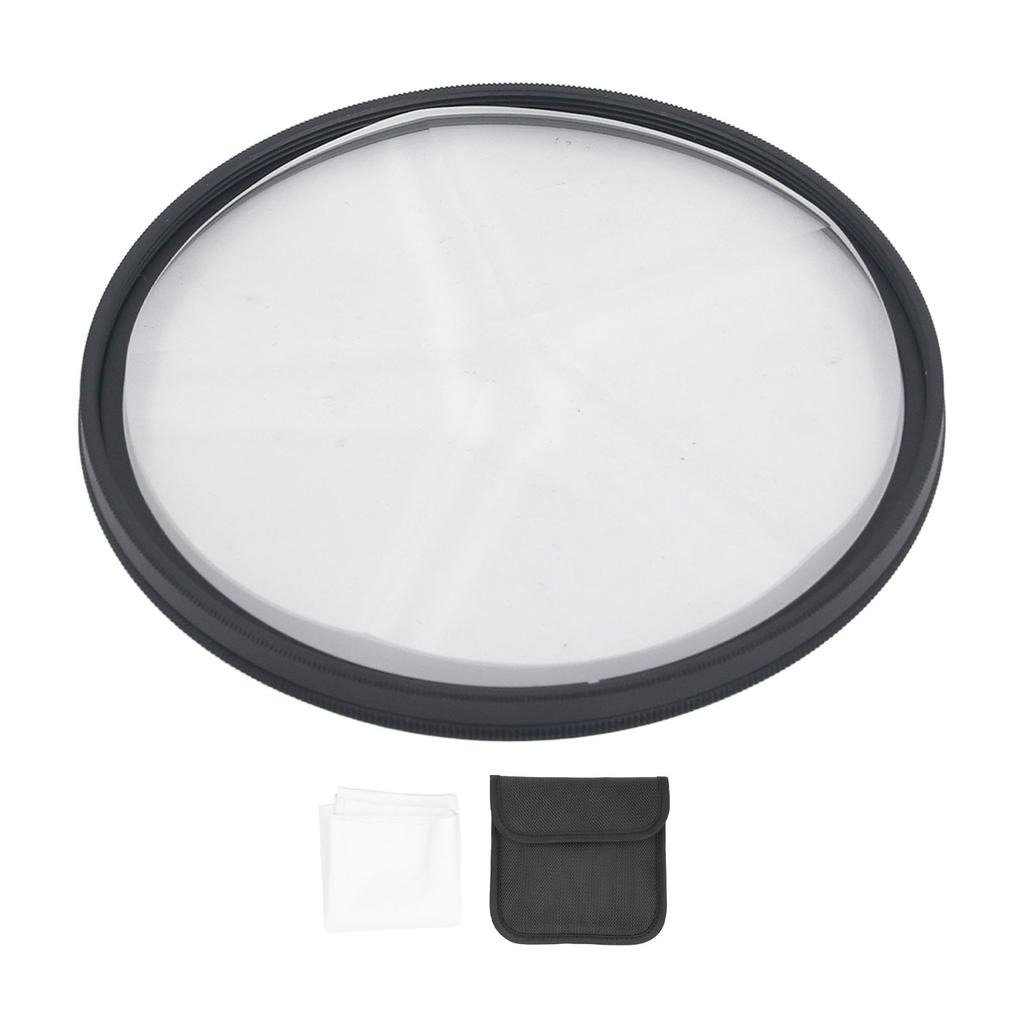 Filtr pryzmatowy pentagonalny 77MM Filtr specjalny pryzmatowy Zmienna liczba obiektów Filtr obiektywu fotograficznego dla