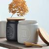 SALIU Canister, Made In Japan | Storage Container | Ceramic | Teak | Wooden Lid | 420ml | Gift | Interior (SALIU White)
