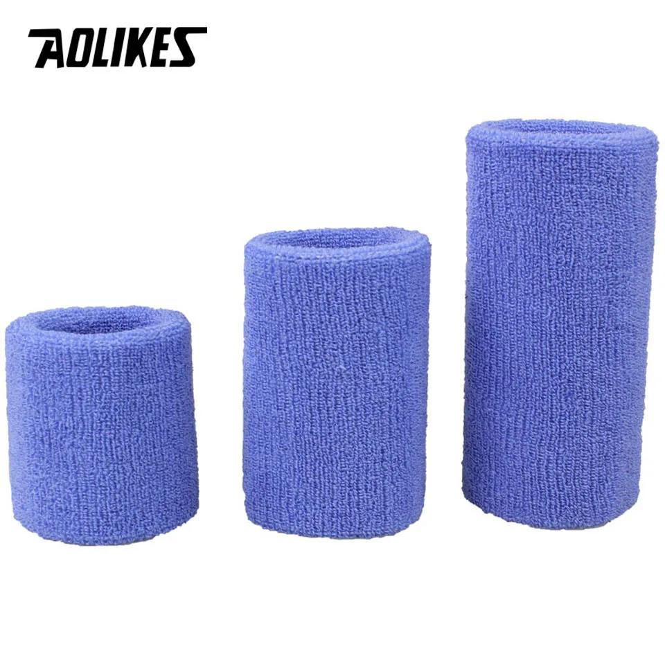 Aolikes 1Pcs Wrist Brace Support Wrap Tennis Wristband Sport Sweatband For Gym Basketball Volleyball Hand Sweat Band Polsband