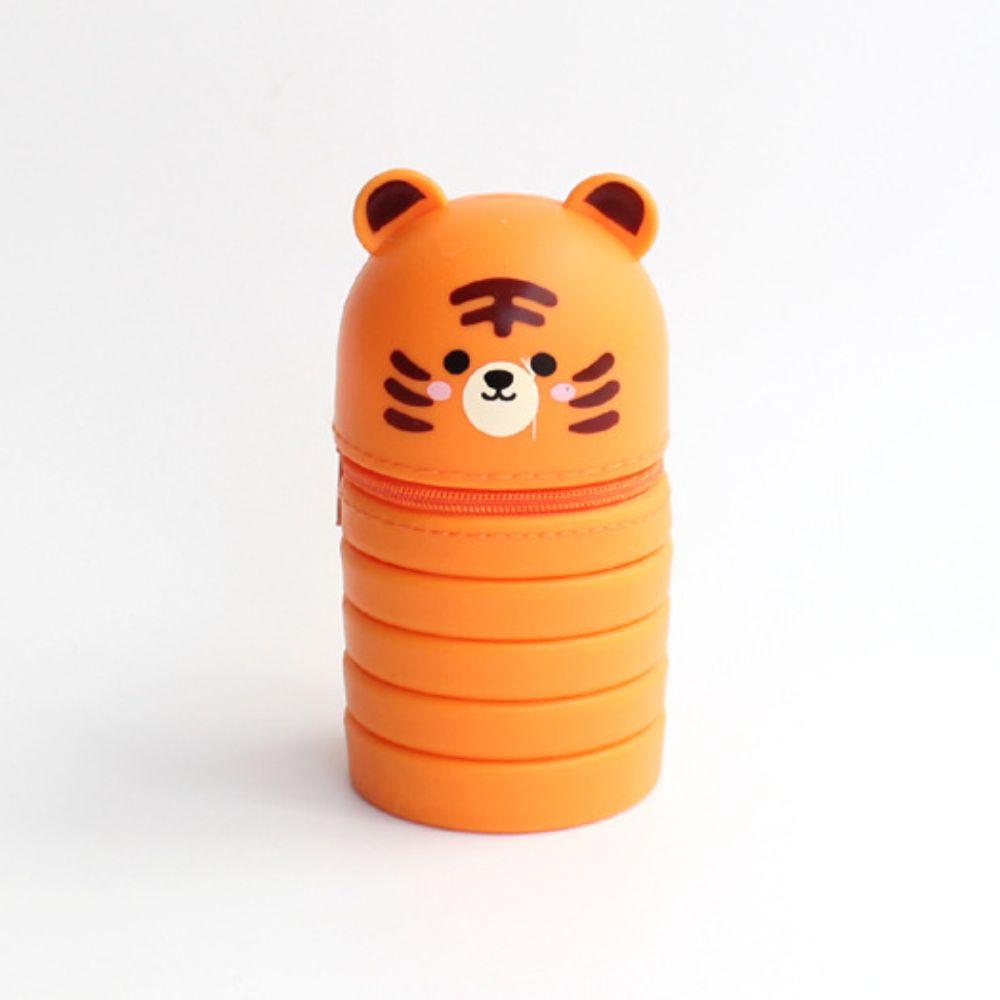 Silicone Material Upright Desk Organizer Upright Design Desk Storage Box For Kids
