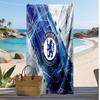 Chelsea FC Printed Beach Towel Quick Dry Soft TowelPortable Large Rectangular Beach Blanket for Travel Swimming Pool