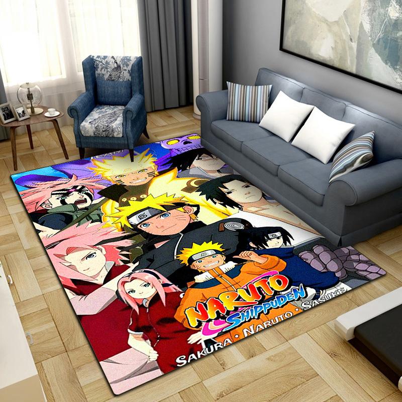 Anime-Naruto Area Carpet for Living Room Bedroom Home Decor Cool Movie Mat Floor Mat -51