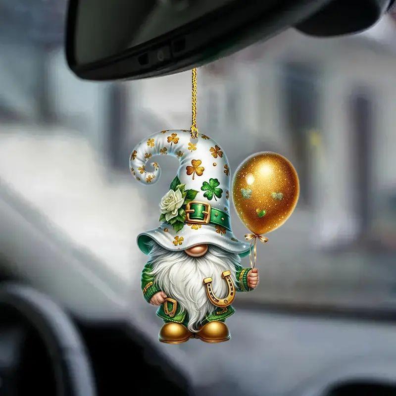 Vibrant Acrylic Car Hanging Ornament Backpack Accessory For Christmas Decoration Tree