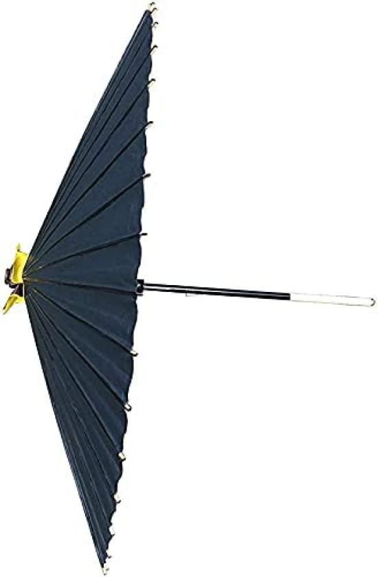 Parasol Węże Oczy Deszcz Japoński Winyl Czarny Parasol, Parasol, Hannari, Wodoodporny, Parasol, Powlekany, Dwustopniowy,