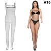Dámské síťované přiléhavé síťované body Sexy spodní prádlo Spodní prádlo Krajka Transparentní Jednodílné tělové punčochy Kombinézy Punčochy Uniforma