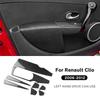 Real Soft Carbon Fiber For Renault Clio 3 MK3 III 2006 2007 2008 2009 2010 2011 2012 LHD RHD Car 4-Doors Window Panel Sticker.