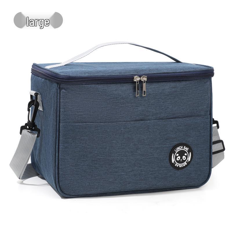 

Large Capacity Insulated Bento Lunch Bag - Waterproof, Thick, Aluminum Foil Lining for Picnics