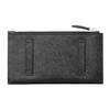 Montblanc Zipper Closure Leather Mini Clutch Men clutch Black 128574