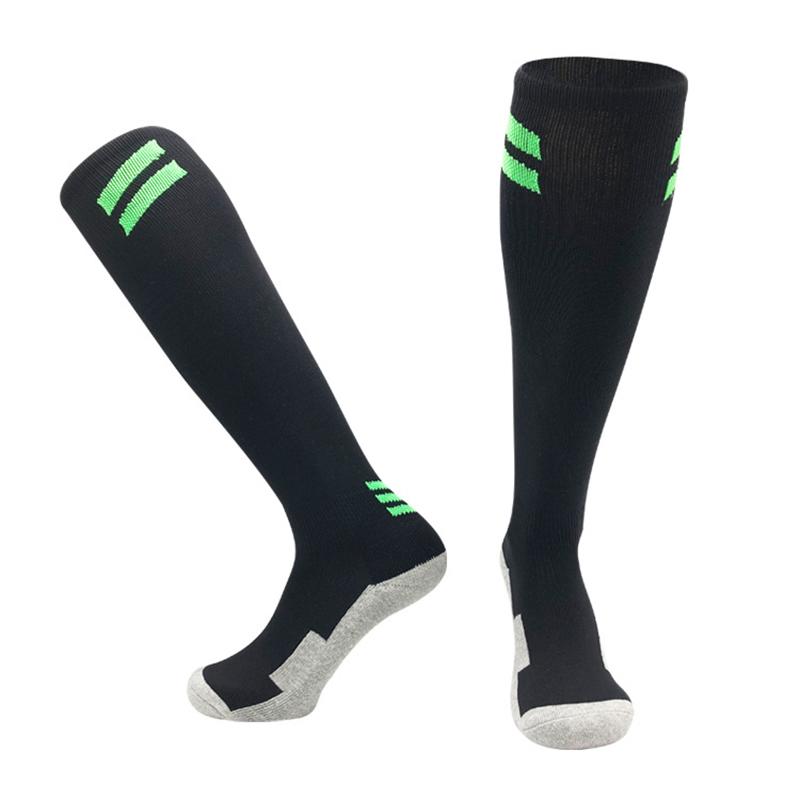 Sport Hosiery Men Knee High Athletic Socks Football Soccer Socks Men's Nylon Sports Socks
