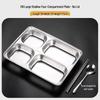 316 Stainless Steel Divided Lunch Tray