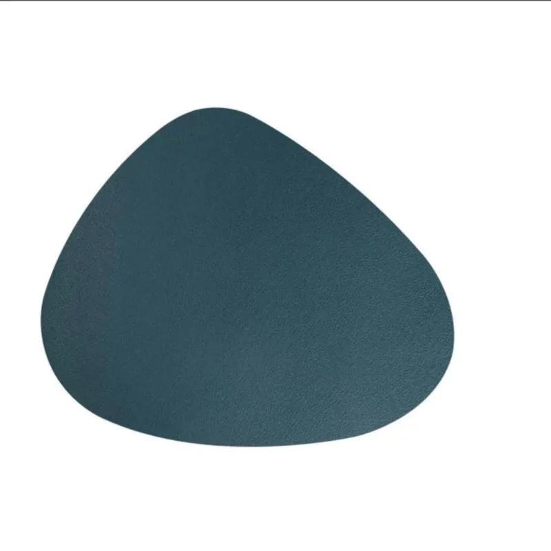 PU Placemats for Tableware Waterproof Non-Slip Coaster Leather Place Heat Insulation for Kitchen Accessories Pad Cup Wine Mat