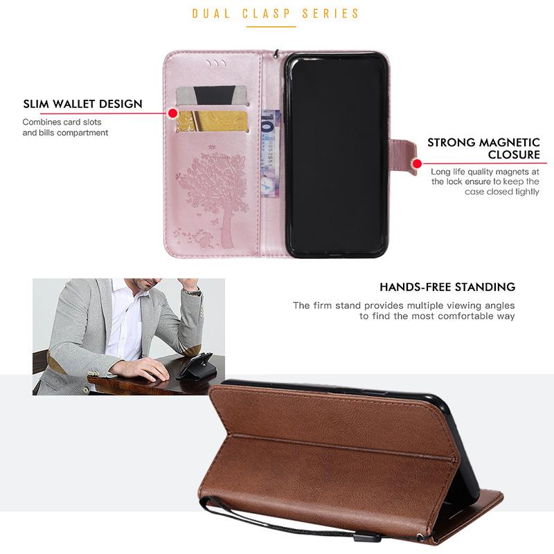PU Leather Wallet Case For Samsung Galaxy S3 S4 S5 S6 S7 Edge Plus I9300 I9500 I9600 Card Stand Flip Case Phone Cover Coque
