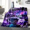 Purple Dreamscape Blanket Soft Throw Blanket For Home Bedroom Bed Sofa Travel Office Solid Christmas Blanket