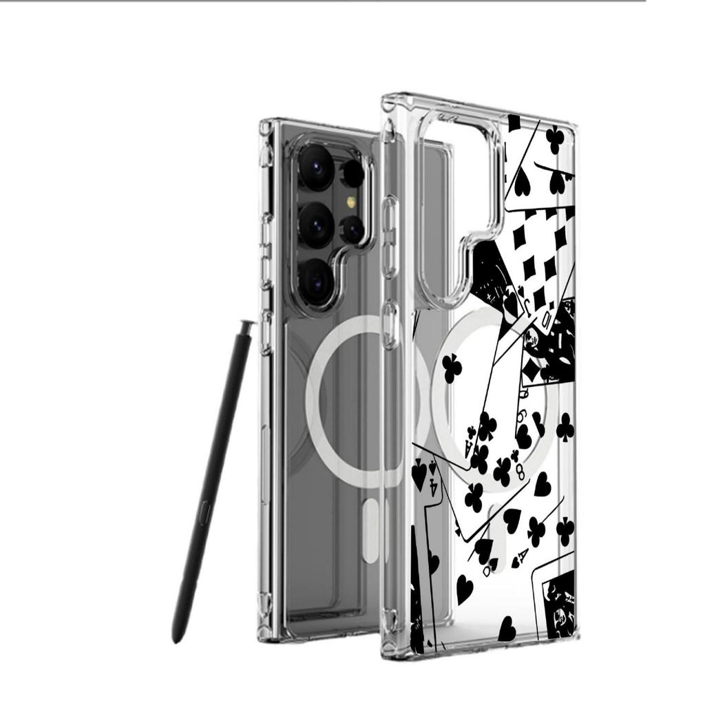 Magnetic Transparent Full Coverage Case for iPhone 15/16/17 Pro Max