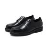 Fashion 2025 New Lace-Up Oxfords Shoes Leather Men Wedding Dress Shoes Casual Male Breathable Business Flats All-match Mens Walking Shoe