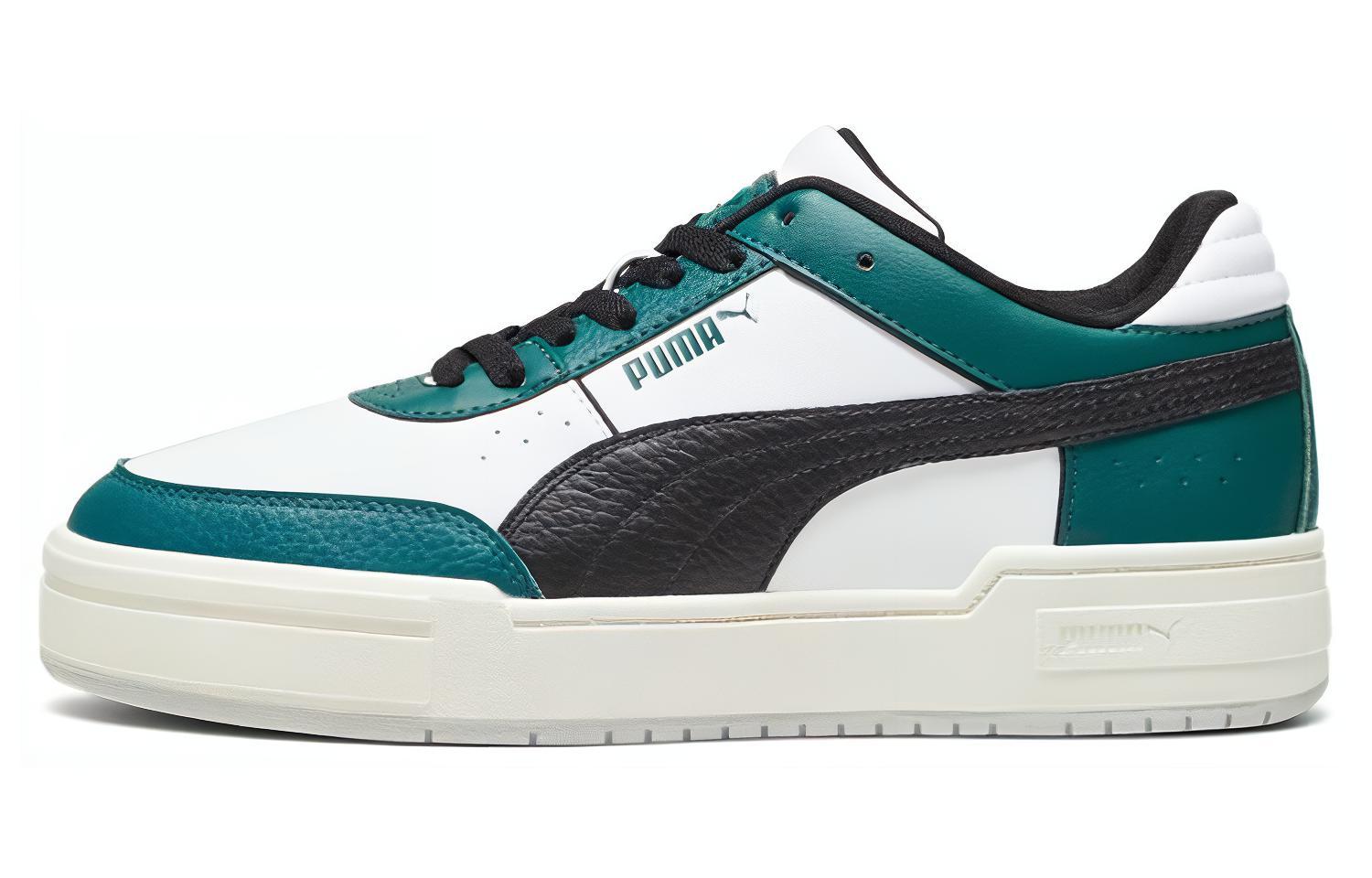 PUMA Ca Pro Sport Leather  White Malachite Black  393280-04 38.5