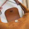 Yogodlns Fashion Women Nubuck PU Leather Handbags High Quality Ladies Small Shoulder Hobo Bags Casual Crossbody Bags for Daily Use