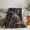 T-tate McRae Throw Soft Flannel Throw Summer Blanket Lightweight Cozy Nap Blanket for Sofa Bed Travel