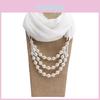 Circular Gorgeous Ring Scarf Beads Womens Scarf Accessories Necklace Ethnic Scarf