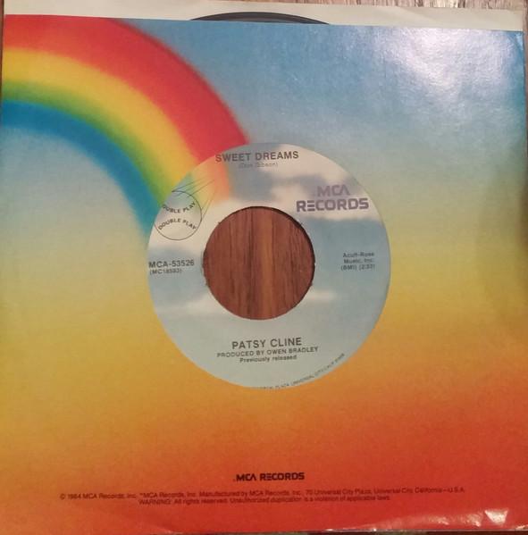 

7inch Record PATSY CLINE Sweet Dreams Always MCA53526 MCA Records 1985 US CountryFolk Used