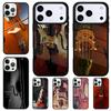 Capa de Celular à Prova de Choque de Madeira Cello Violino para iPhone 17 Air 16e 15 11 12 14 13 Pro Max Capa Coque