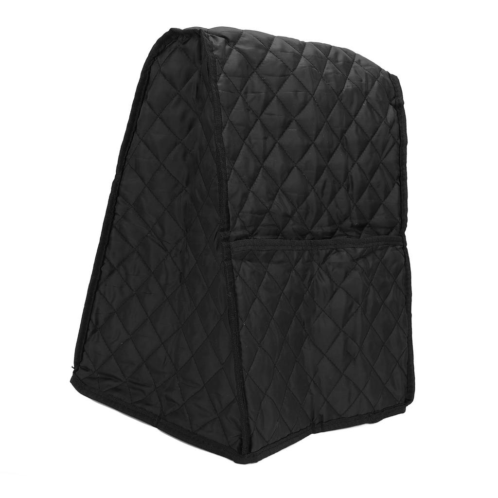 Stand Mixer Cover Lightweight Soft Protective Quilted Fabric Kitchen Mixer Dust Cover Black