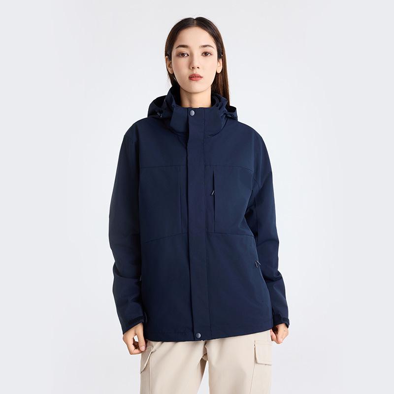 Men's and Women's Three-in-One Waterproof Windbreaker - Oilproof Workwear & DuPont Mountaineering Jacket (Custom Logo Available)