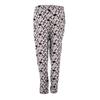 Flowing Black and White Floral Pants Woman MANOUKIAN
