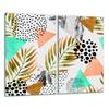GLASS CUTTING BOARD 2x 30x52 LEAVES