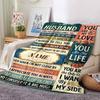 Love And Appreciation Customized Name Birthday Plush Blanket Suitable For Both Men And Women Digital Printing Fantasy Theme All Seasons Traditional