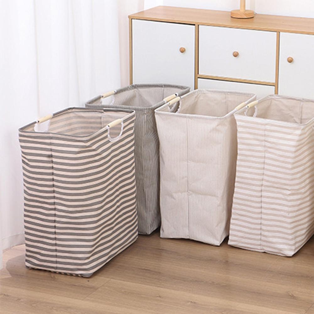 1PC A Portable, Foldable Fabric Waterproof Bathroom Storage Basket For Dirty Clothes