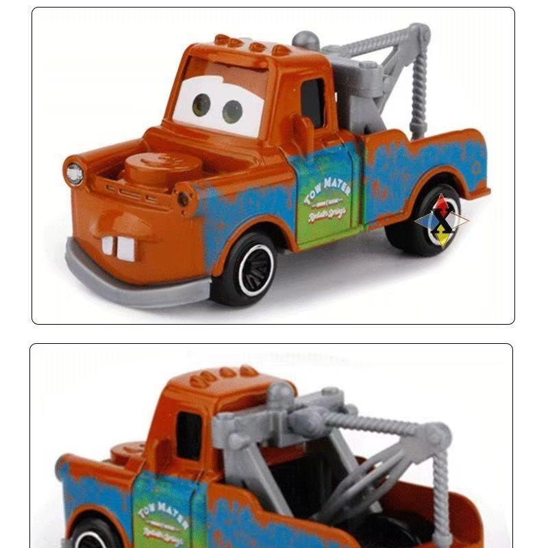 Cars 3 Lightning McQueen & Storm Alloy Toy Set - Black, Mater Edition, Kids' Gift
