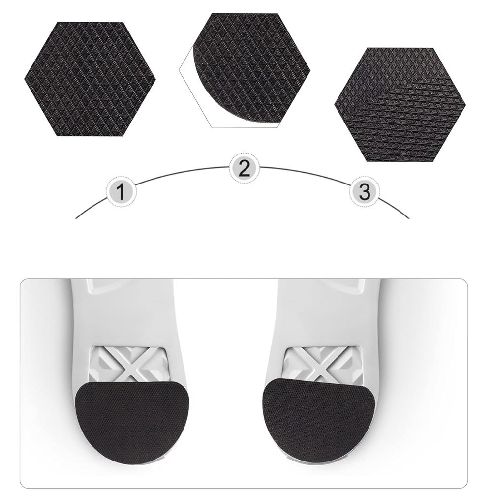 10 Pairs Self-Adhesive Non-Skid Shoe Sole Pads, High Heel Grips, Anti-Slip Rubber Cushion Protector for Shoe Bottoms