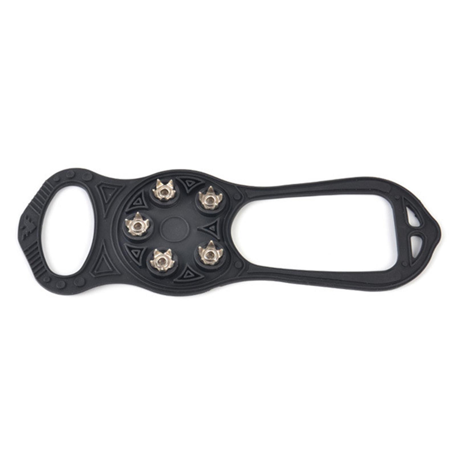 (Курица Кунг Пао)Захваты для снега Зимняя обувь Ботинки Ремешок Металлические шипы — фото 4