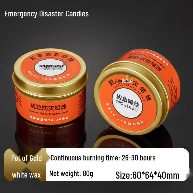 Long-Lasting Smokeless & Odorless Emergency Candlelight for Power Outages