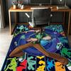 Ben 10 Cartoon Pattern Rug, Indoor/Outdoor Mat, for Picnic, Gameroom, Bedroom, Office, Living Room, Home Decor Carpet, Birthday Gift