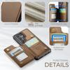 CaseMe Premium PU Leather Case For Samsung Galaxy S26+ S25 S24 S23 S22 S21 S20 Plus Ultra FE Card Wallet Holder Phone Back Cover Protector Skins