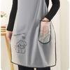Sleeveless Waterproof TPU Apron Dirt-Proof Work Aprons Cartoon Cleaning Aprons  Home Use