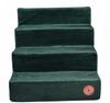 Milo Velvet Bottle Green Stairs 3 Steps