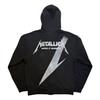 Metallica Unisex Kapuzenpullover mit durchgehendem Reißverschluss und Kapuze für Erwachsene