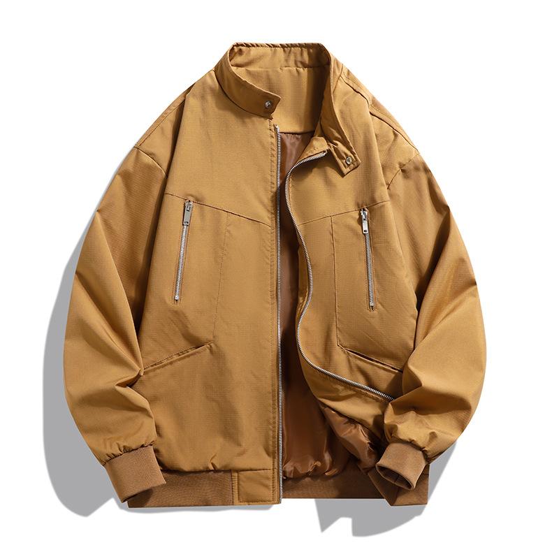 

Куртка мужская повседневная ветрозащитная с воротником-стойкой, мужская свободная верхняя одежда, мужская спортивная XXXXL