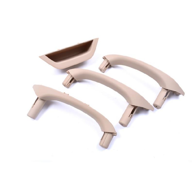 LHD Beige Black Car Left Right Interior Door Handle Inner Door Panel Handle Pull Trim Cover For BMW X3 X4 F25 F26