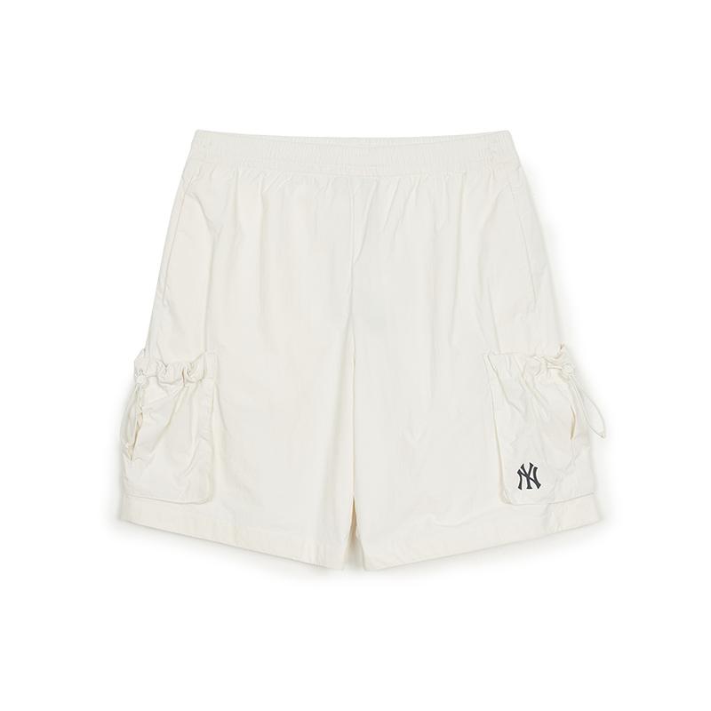 New MLB Basic New York YankeesGofcore Cargo Shorts Unisex Ivory 3ASMB0953-50IVS